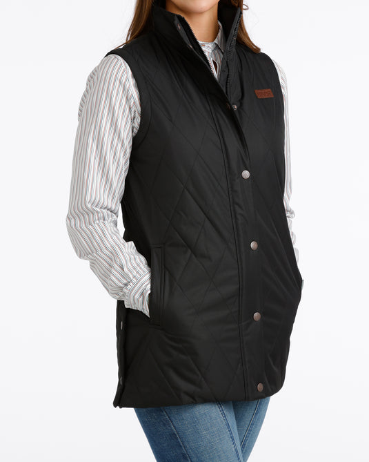 Cinch Women's Barn Vest - Black