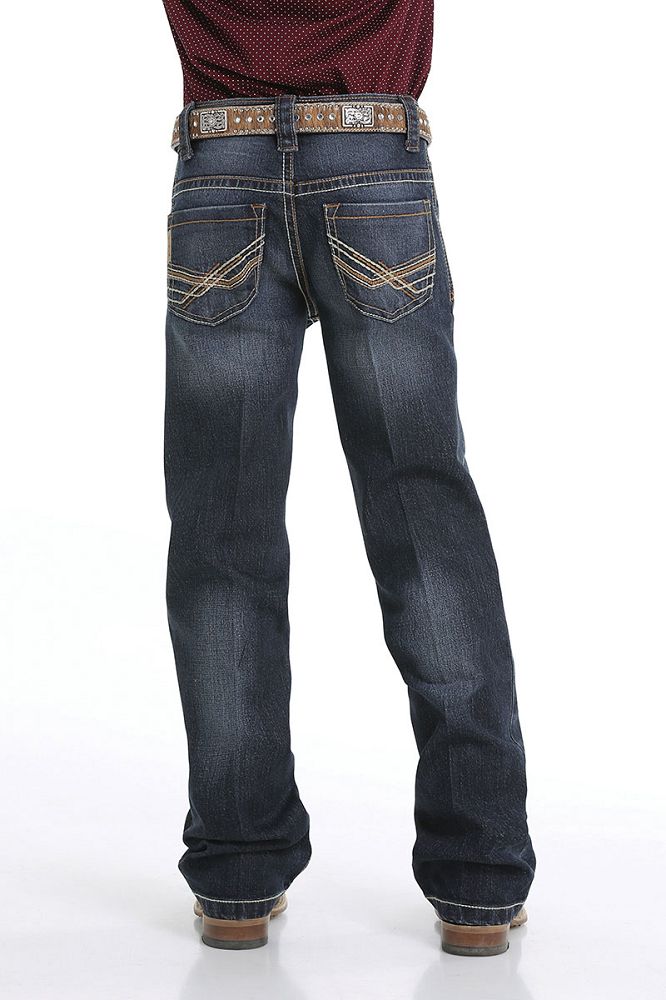Load image into Gallery viewer, Cinch Boys Relaxed Fit Denim Jean - Dark Stonewash
