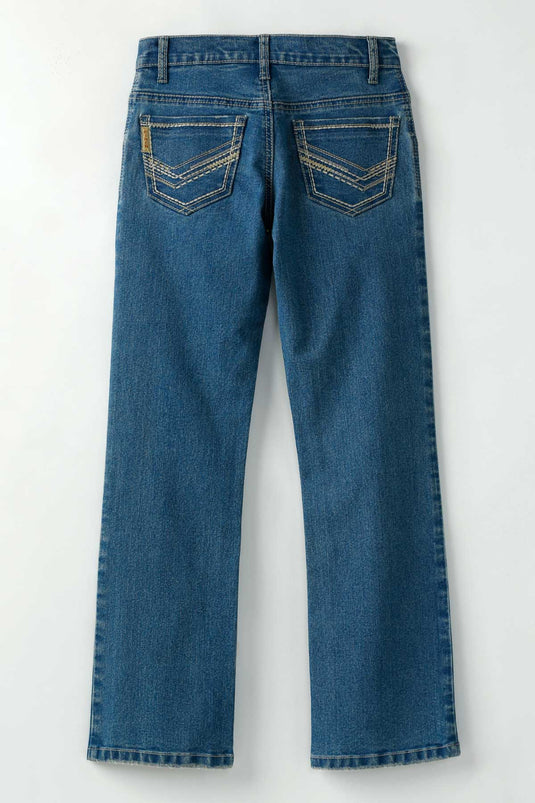 Cinch Boys Relaxed Fit Denim Jean - Medium Stonewash