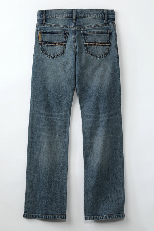 Cinch Boys Relaxed Fit Denim Jean - Medium Stonewash