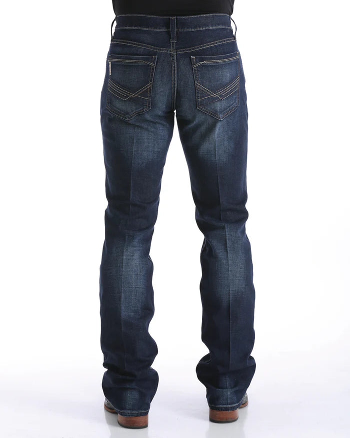 Load image into Gallery viewer, Cinch Ian Slim Fit Denim Jean - Dark Stonewash
