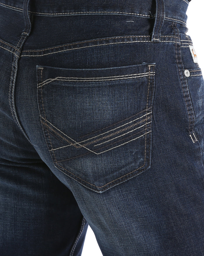 Load image into Gallery viewer, Cinch Ian Slim Fit Denim Jean - Dark Stonewash
