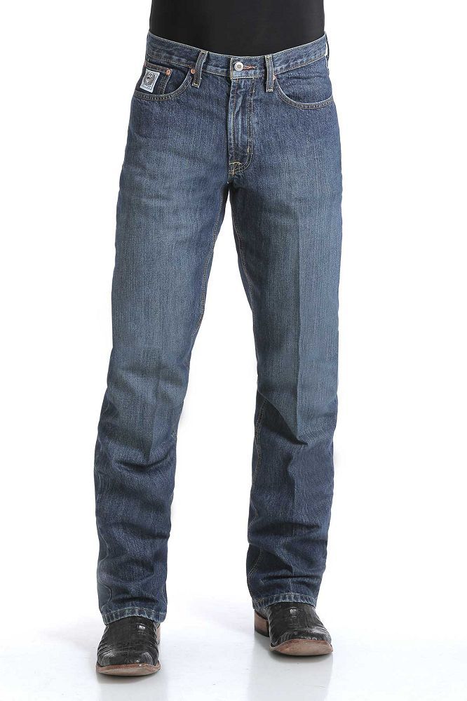 Load image into Gallery viewer, Cinch White Label Relaxed Fit Denim Jean - Dark Stonewash
