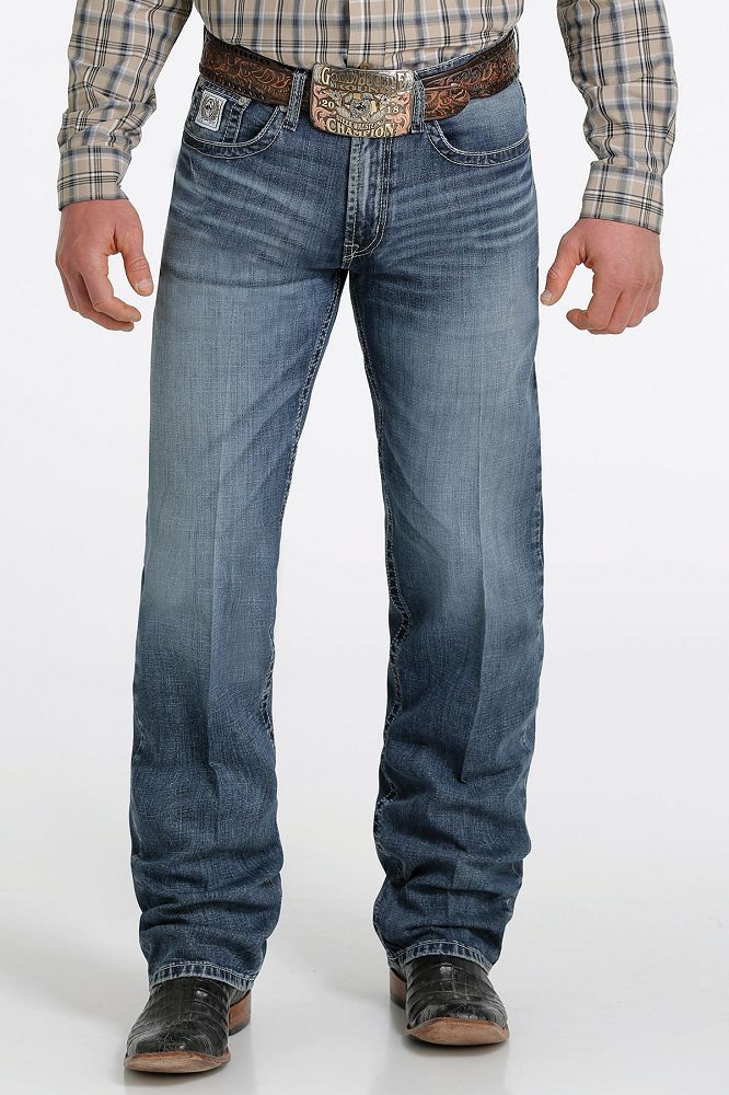 Load image into Gallery viewer, Cinch White Label ARENAFLEX Relaxed Fit Denim Jean - Medium Stonewash
