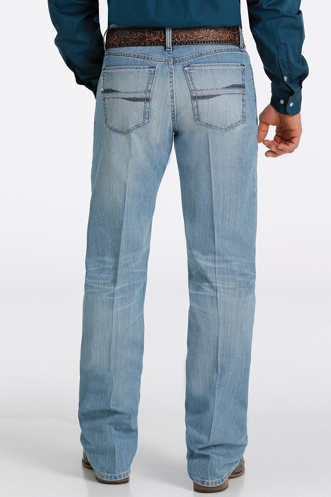 Load image into Gallery viewer, Cinch White Label Relaxed Fit Denim Jean - Light Stonewash
