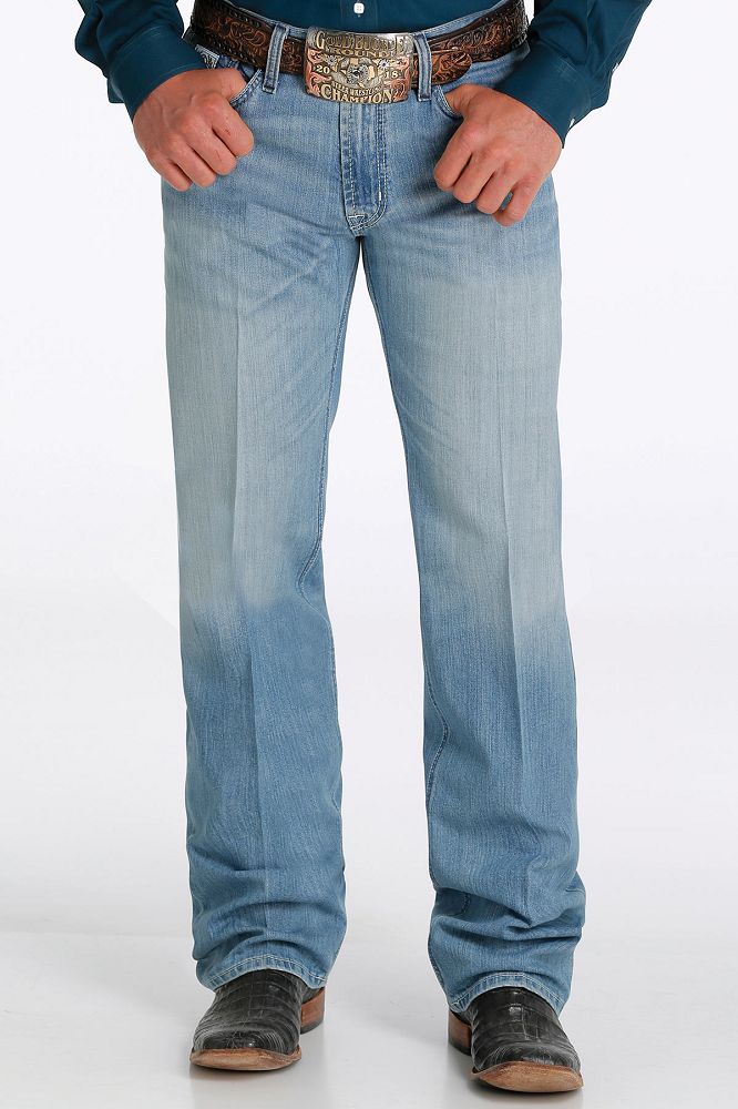 Load image into Gallery viewer, Cinch White Label Relaxed Fit Denim Jean - Light Stonewash
