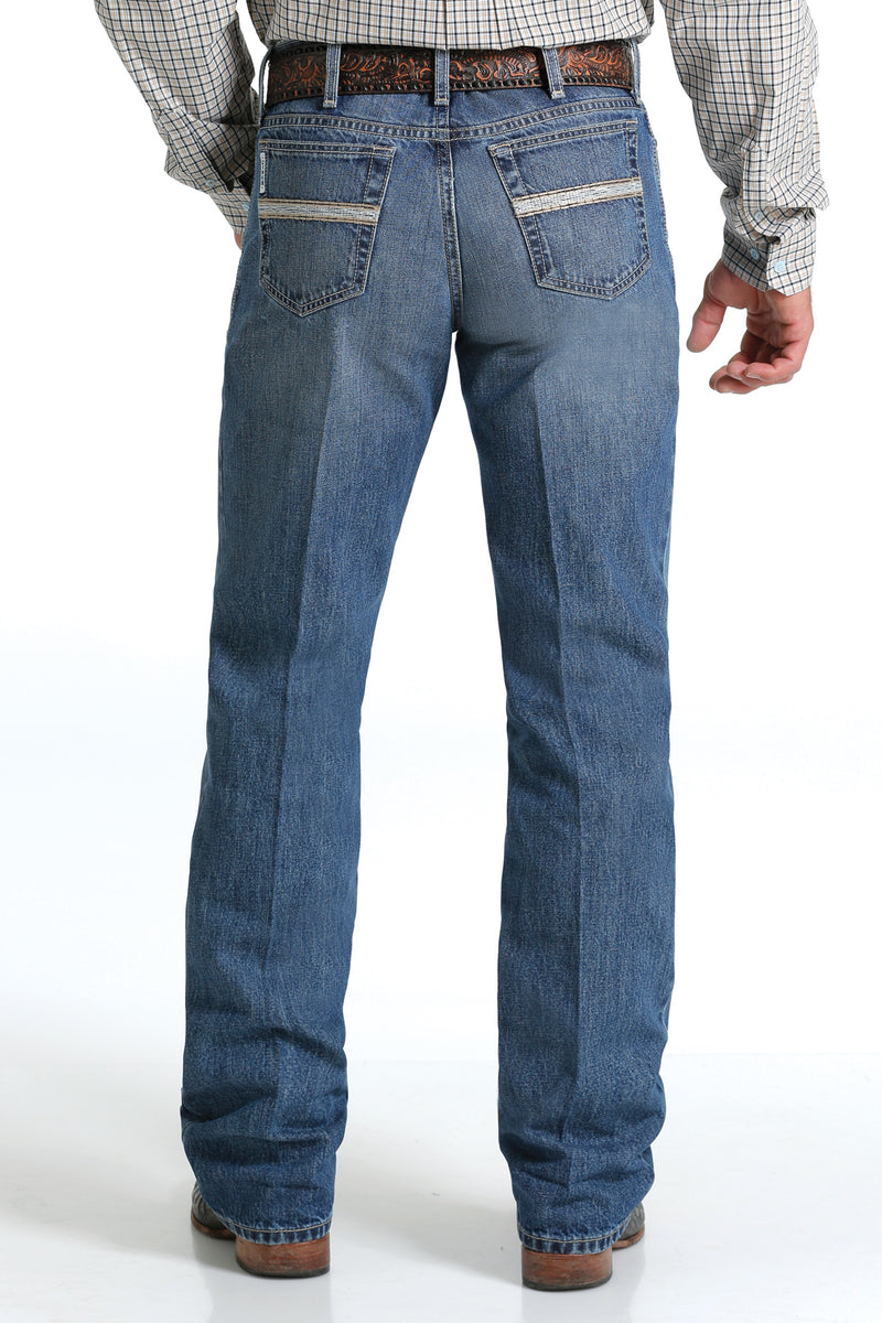 Load image into Gallery viewer, Cinch White Label Relaxed Fit Denim Jean - Medium Stonewash
