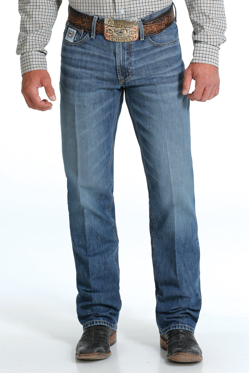 Load image into Gallery viewer, Cinch White Label Relaxed Fit Denim Jean - Medium Stonewash
