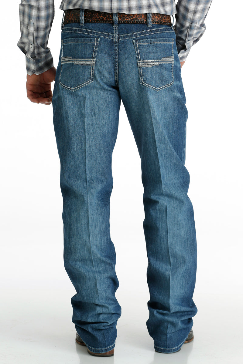 Load image into Gallery viewer, Cinch White Label Relaxed Fit Denim Jean - Medium Stonewash
