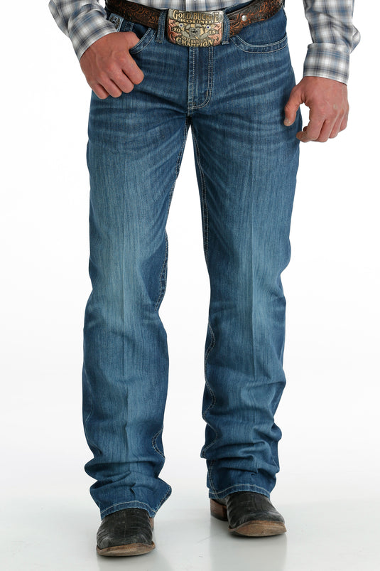 Cinch White Label Relaxed Fit Denim Jean - Medium Stonewash