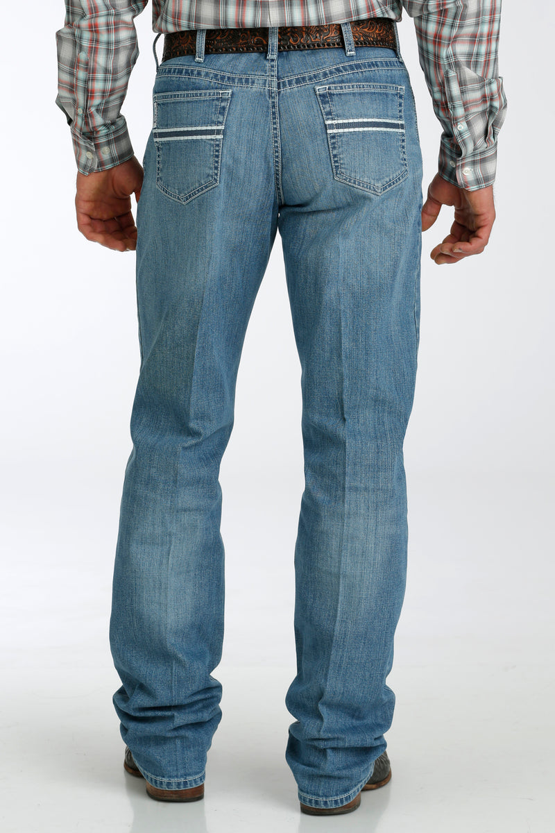 Load image into Gallery viewer, Cinch White Label Relaxed Fit Denim Jean - Medium Stonewash
