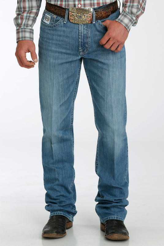 Cinch White Label Relaxed Fit Denim Jean - Medium Stonewash