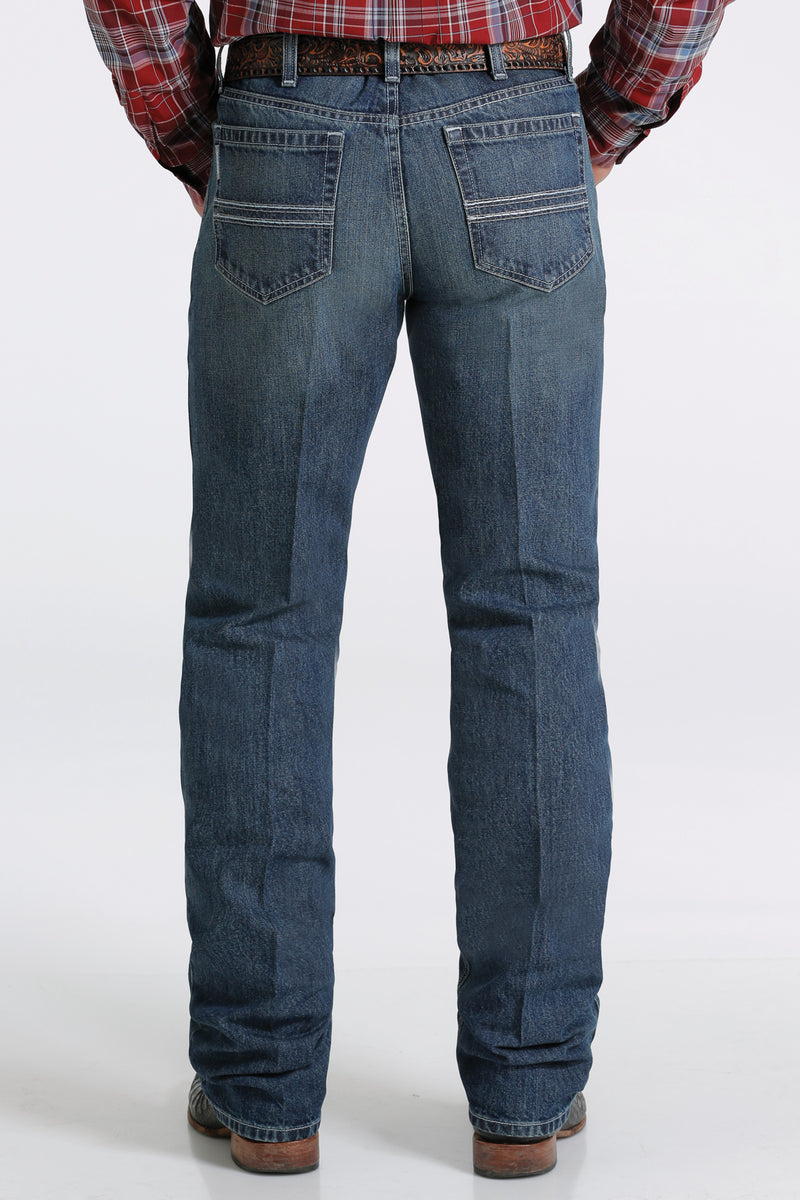 Load image into Gallery viewer, Cinch Silver Label Slim Fit Denim Jean - Dark Stonewash
