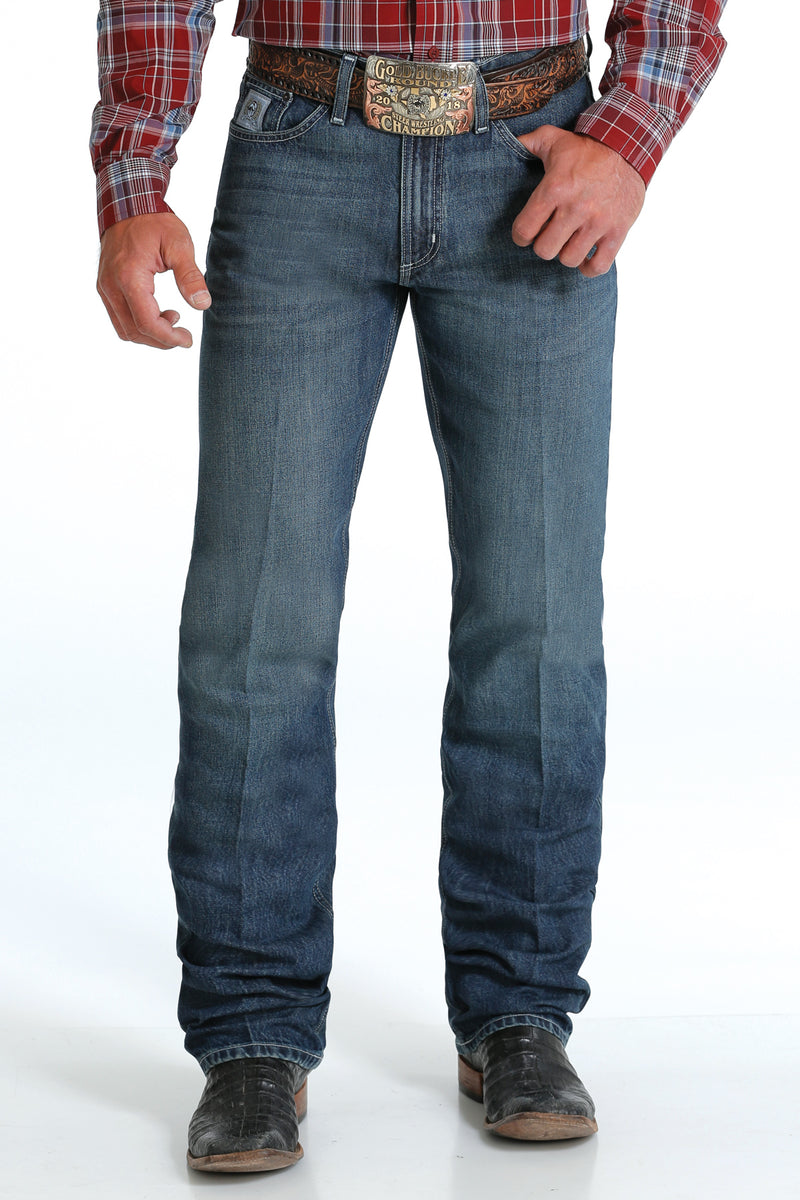 Load image into Gallery viewer, Cinch Silver Label Slim Fit Denim Jean - Dark Stonewash
