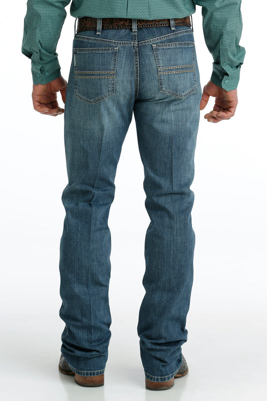 Cinch Silver Label Slim Fit Denim Jean - Medium Stonewash