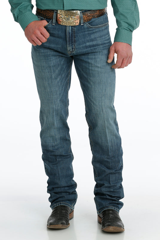 Cinch Silver Label Slim Fit Denim Jean - Medium Stonewash