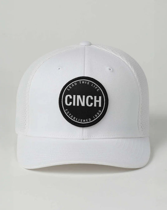 Cinch FlexFit AirMesh Ball Cap - White