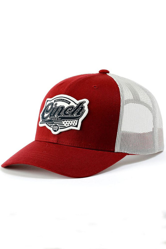 Cinch Trucker Ball Cap - Red