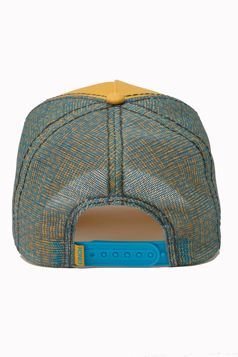 Load image into Gallery viewer, Cinch Womens Trucker Ball Cap - Gold
