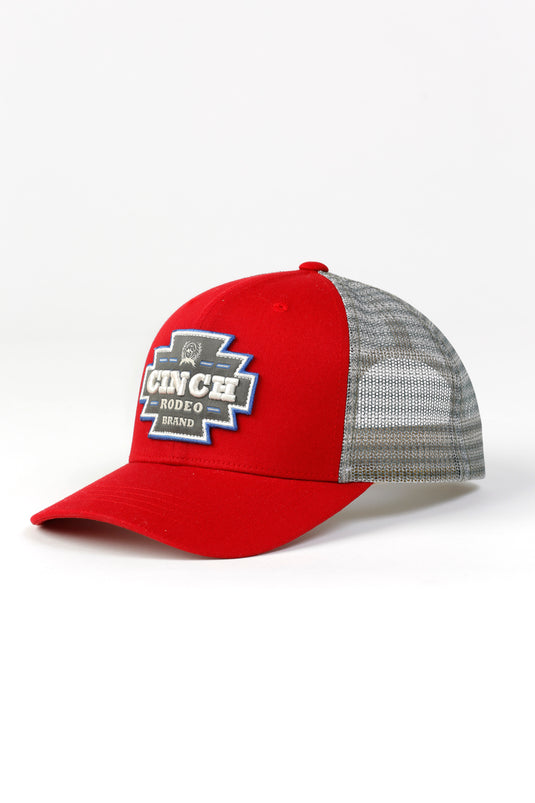 Cinch Womens Trucker Ball Cap - Red