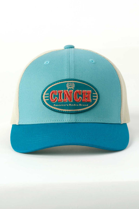 Cinch Womens Trucker Snapback Ball Cap - Blue