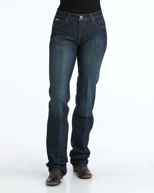 Cinch Jenna Relaxed Fit Denim Jean - Dark Stone Wash