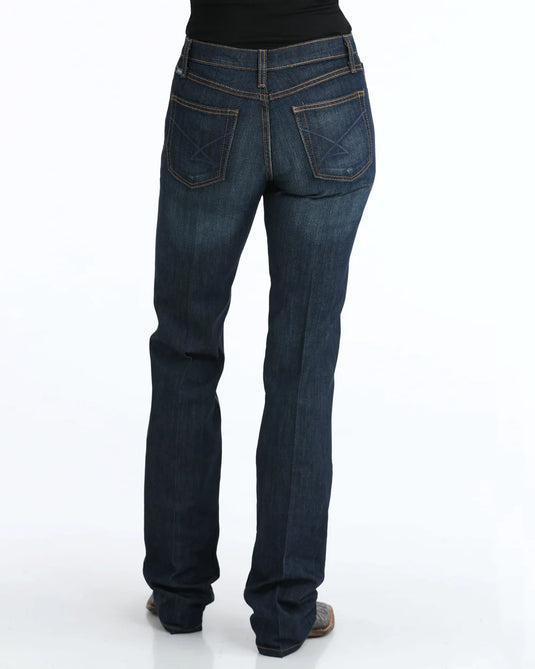 Cinch Jenna Relaxed Fit Denim Jean - Dark Stone Wash