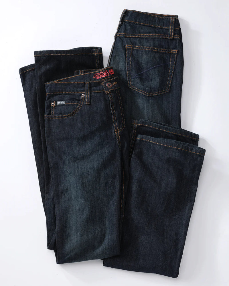 Load image into Gallery viewer, Cinch Jenna Relaxed Fit Denim Jean - Dark Stone Wash
