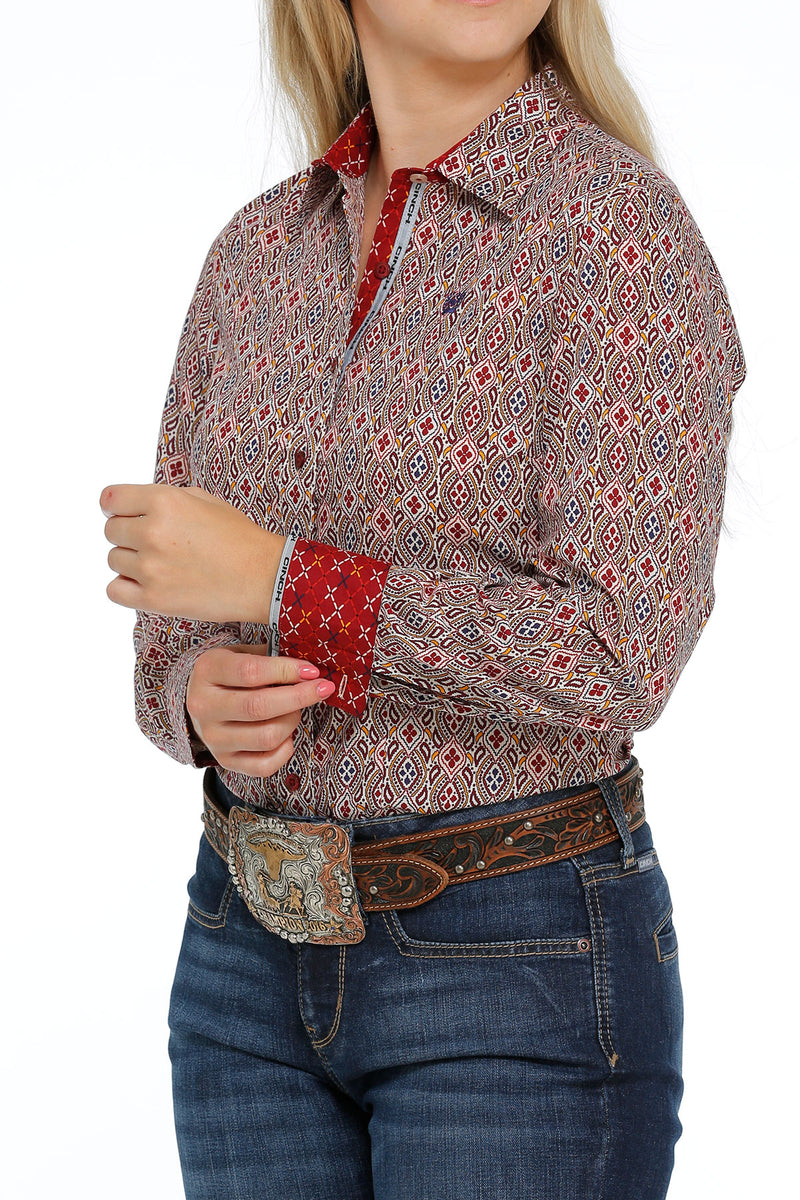 Load image into Gallery viewer, Cinch Womens Long Sleeve Print Shirt - Multi
