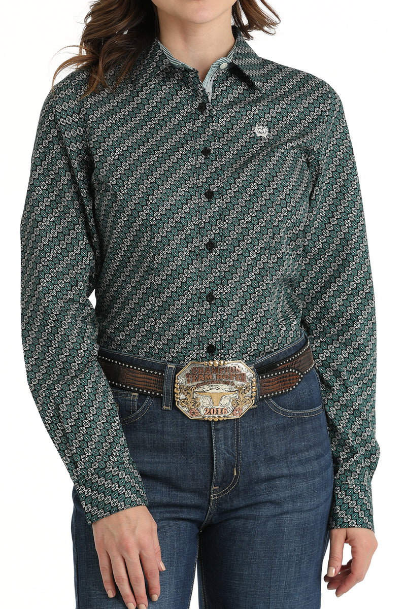 Load image into Gallery viewer, Cinch Womens Long Sleeve Print Shirt - Multi
