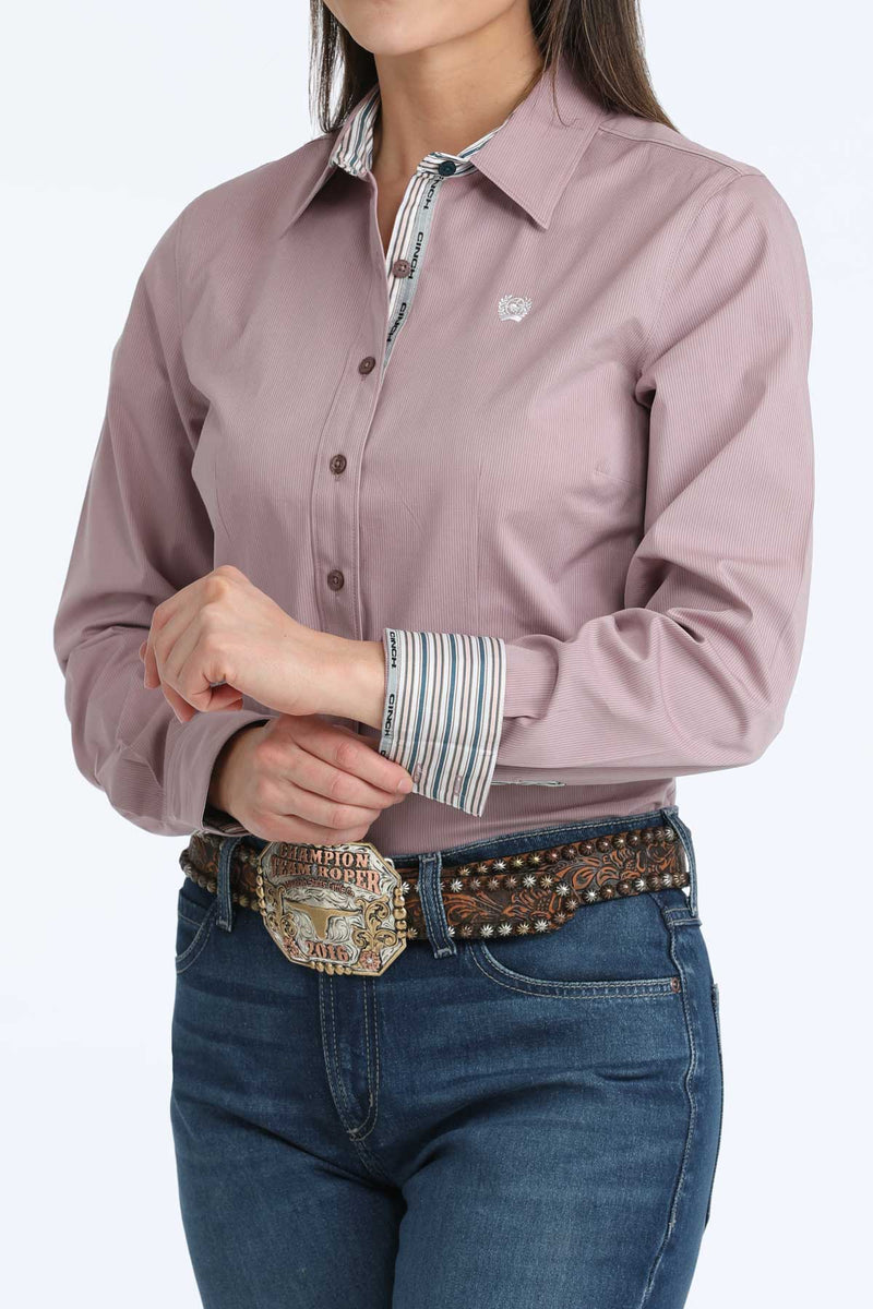 Load image into Gallery viewer, Cinch Womens TENCEL Long Sleeve Shirt - Lilac
