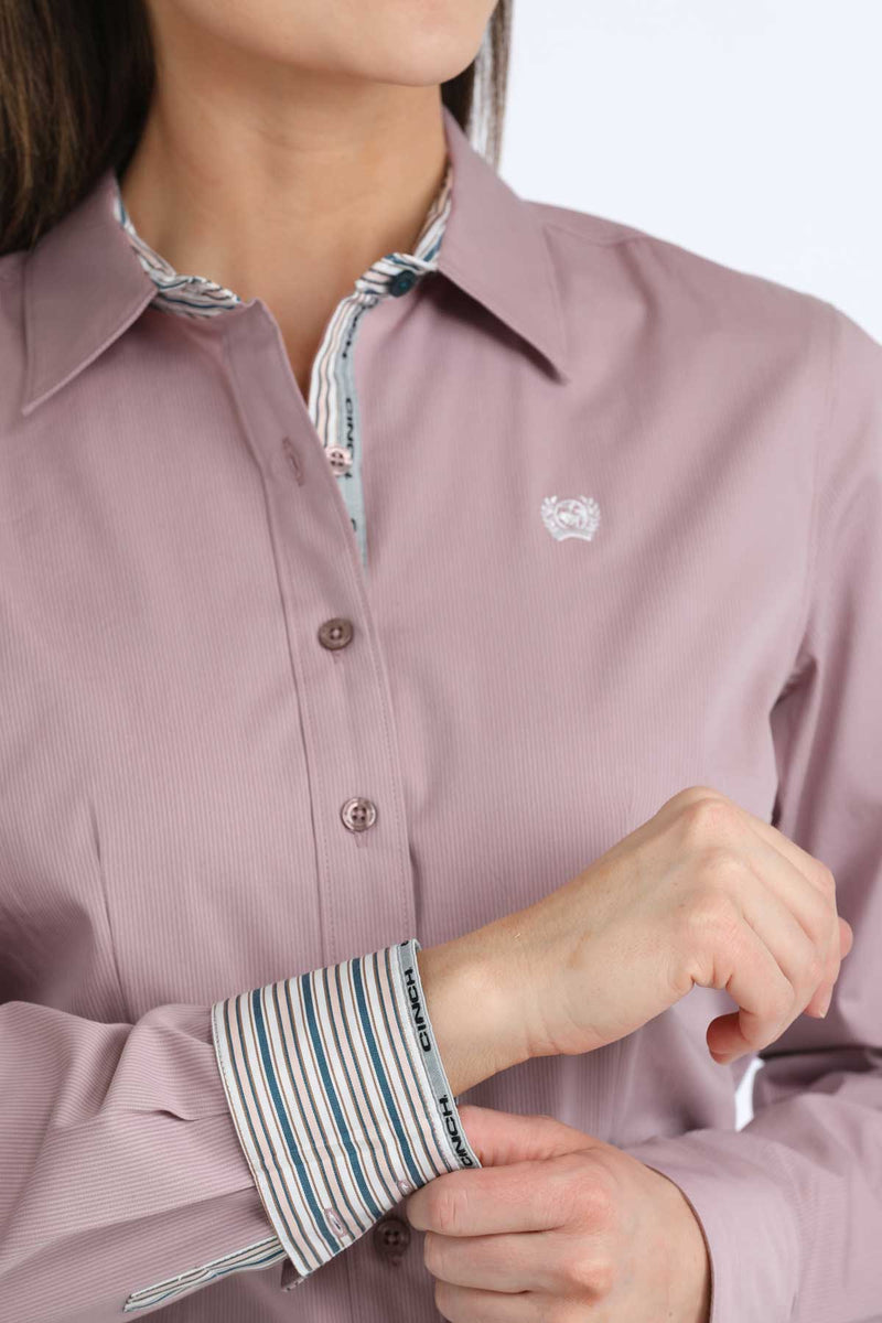 Load image into Gallery viewer, Cinch Womens TENCEL Long Sleeve Shirt - Lilac
