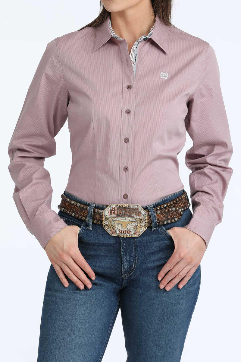 Load image into Gallery viewer, Cinch Womens TENCEL Long Sleeve Shirt - Lilac
