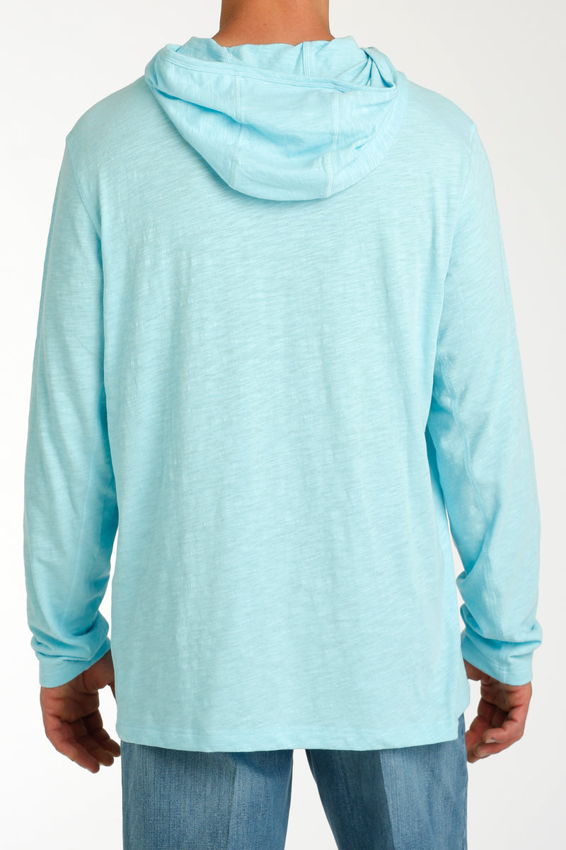 Load image into Gallery viewer, Cinch Mens ARENAFLEX Sun Fishing Hoodie - Light Blue

