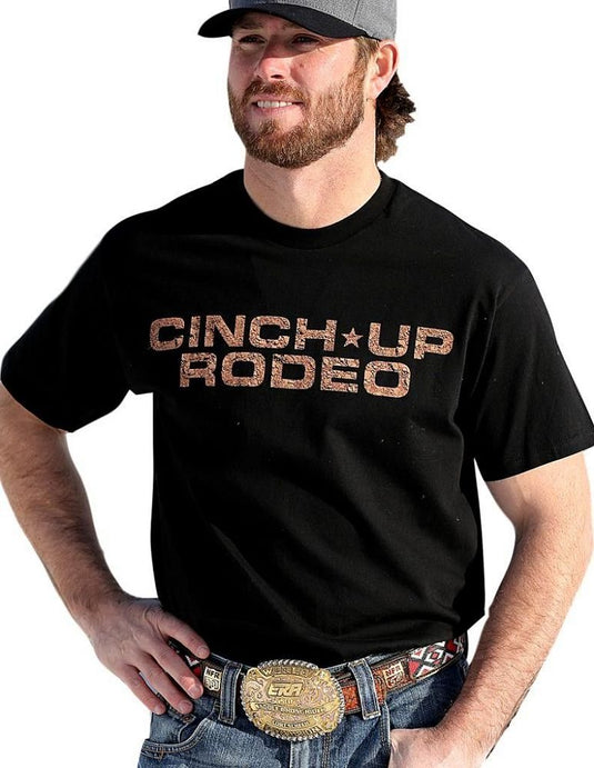 Cinch Mens Short Sleeve Tee Shirt - Black