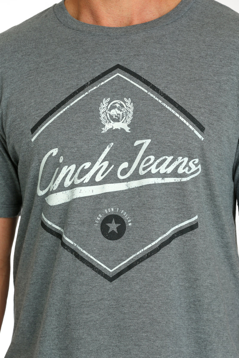 Load image into Gallery viewer, Cinch Mens Short Sleeve Tee Shirt - Gray
