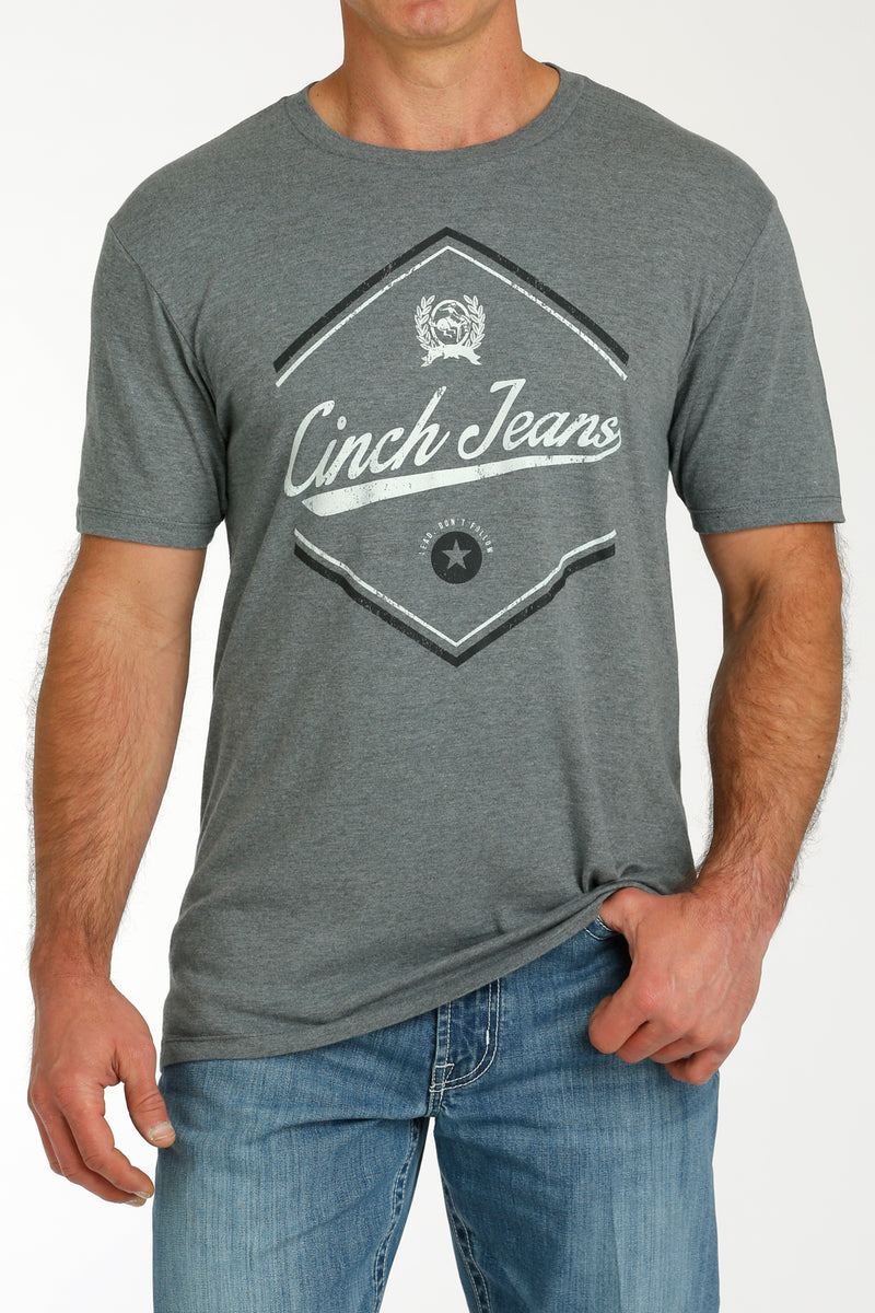 Load image into Gallery viewer, Cinch Mens Short Sleeve Tee Shirt - Gray
