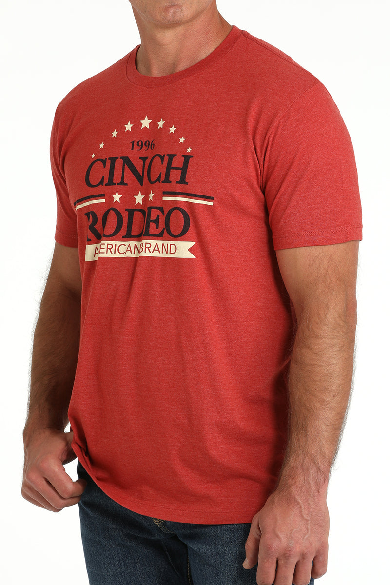 Load image into Gallery viewer, Cinch Men's Short Sleeve Tee Shirt - Red
