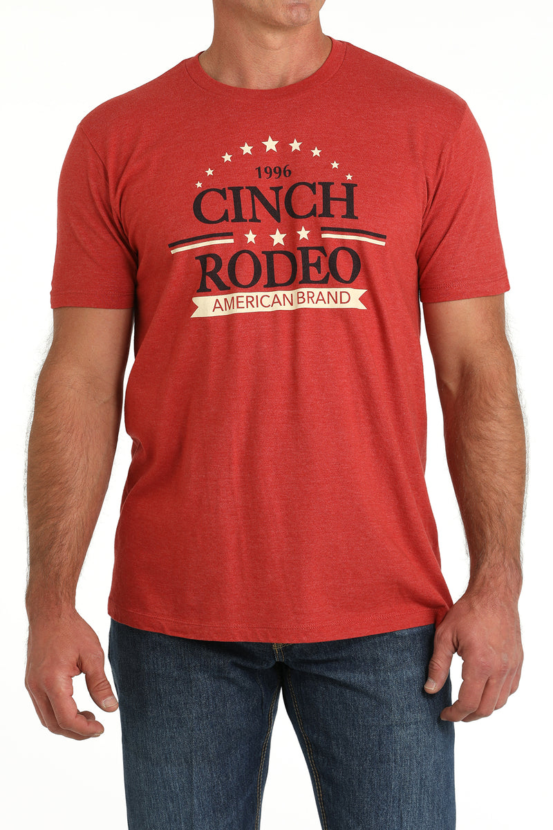 Load image into Gallery viewer, Cinch Men's Short Sleeve Tee Shirt - Red
