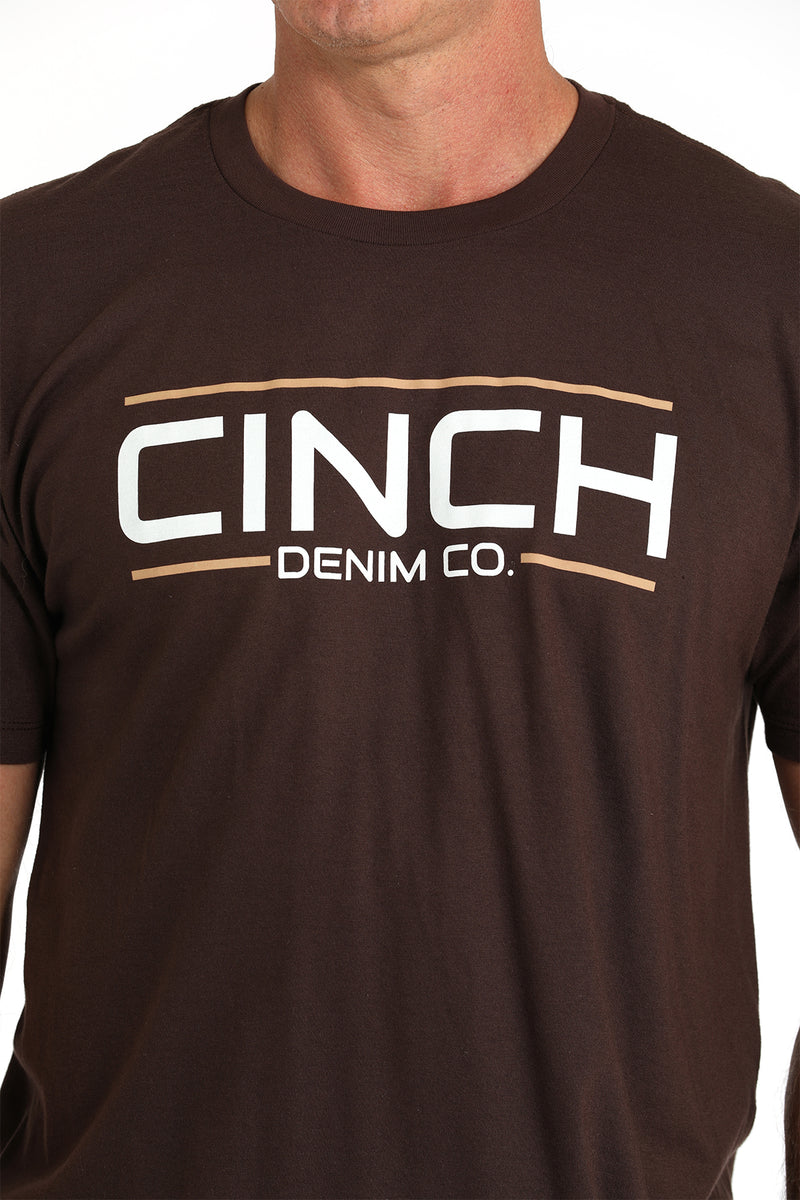 Load image into Gallery viewer, Cinch Men's Short Sleeve Tee Shirt - Brown
