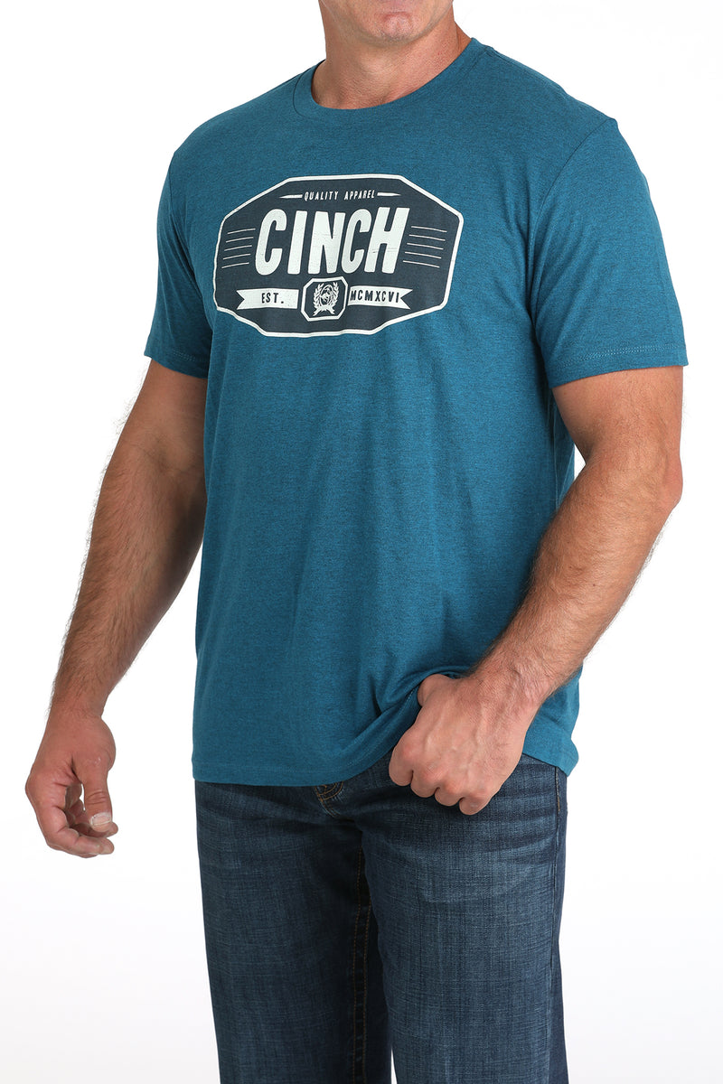 Load image into Gallery viewer, Cinch Mens Short Sleeve Graphic Tee Shirt - Teal
