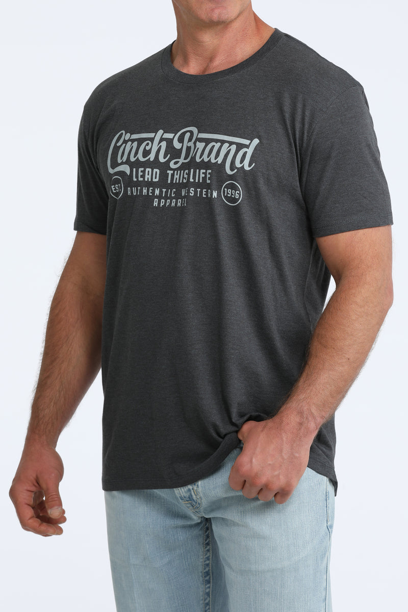 Load image into Gallery viewer, Cinch Men's Short Sleeve Lead This Life Tee Shirt - Navy
