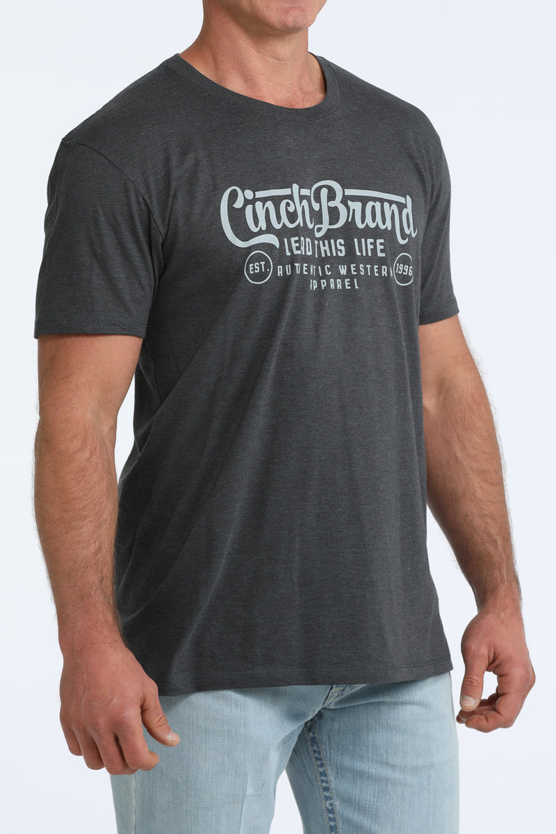 Load image into Gallery viewer, Cinch Men's Short Sleeve Lead This Life Tee Shirt - Navy
