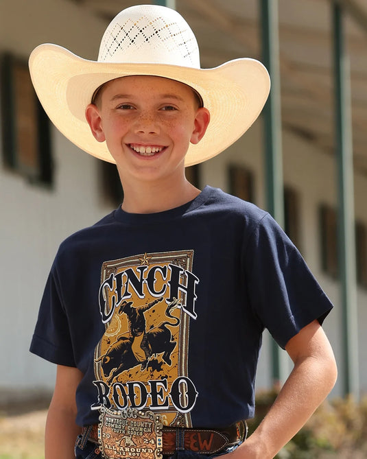 Cinch Toddler Cinch Rodeo Short Sleeve Tee Shirt - Navy