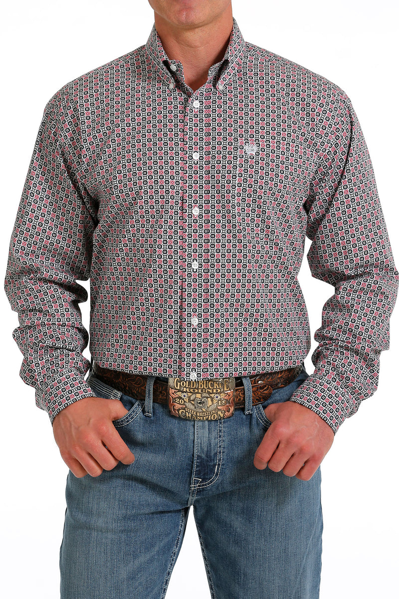 Load image into Gallery viewer, Cinch Mens Long Sleeve Print Shirt - Multi
