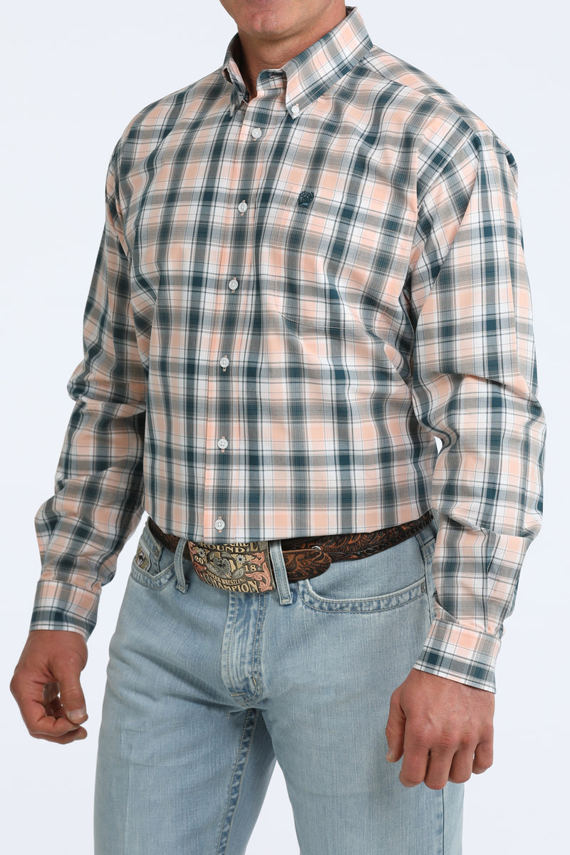 Load image into Gallery viewer, Cinch Mens Long Sleeve Plaid Shirt - Corral
