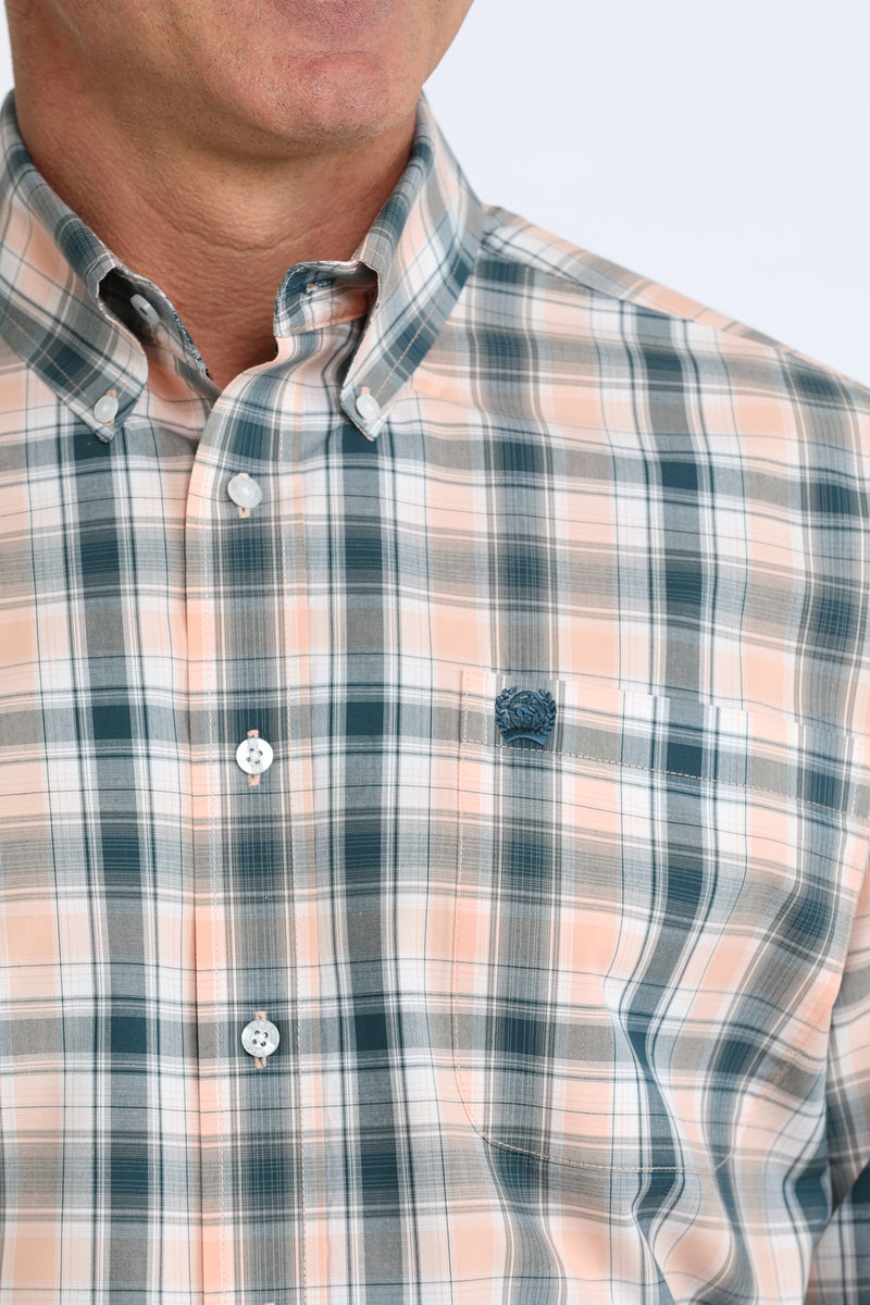 Load image into Gallery viewer, Cinch Mens Long Sleeve Plaid Shirt - Corral
