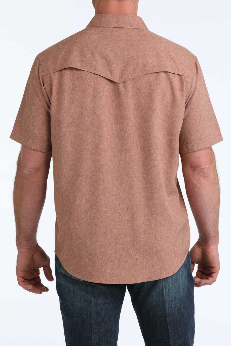 Load image into Gallery viewer, Cinch Mens Short Sleeve Print Camp Shirt - Brown
