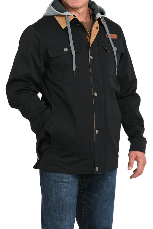 Cinch Men's Canvas Lined Barn Coat - Black