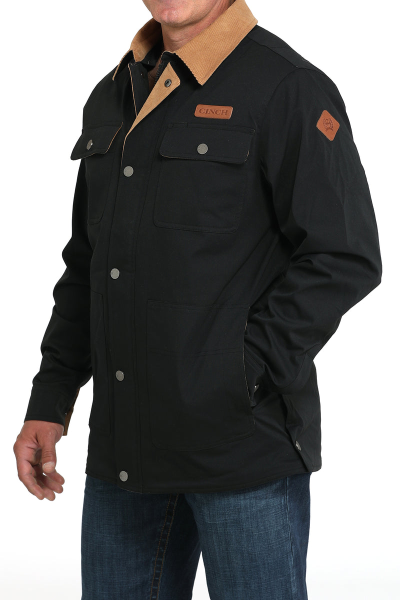 Load image into Gallery viewer, Cinch Men's Canvas Lined Barn Coat - Black
